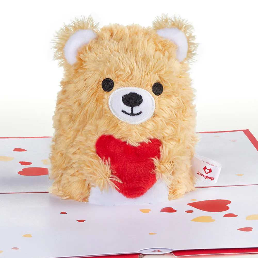 You're The Beary Best Valentine Plushpop Card and Sentiment Set for Son - Image 3