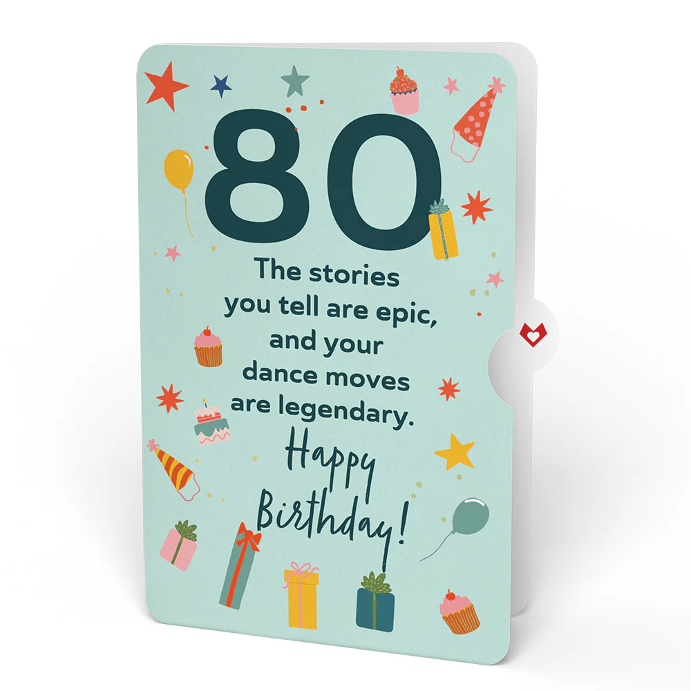 Curious Cats 80th Birthday Pop-Up Card and Sentiment Set - Image 4