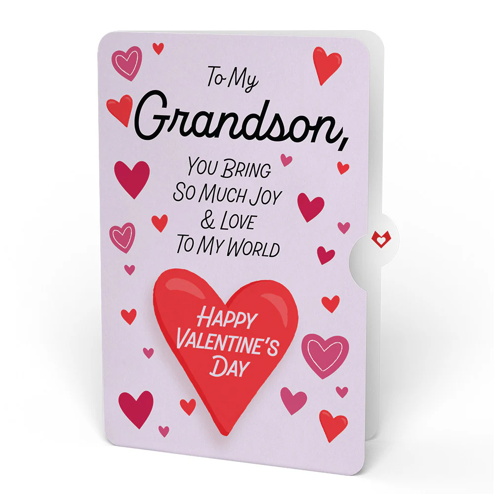 Love You Furever Dog Kisses Valentine Pop-Up Card and Sentiment Set for Grandson - Image 4