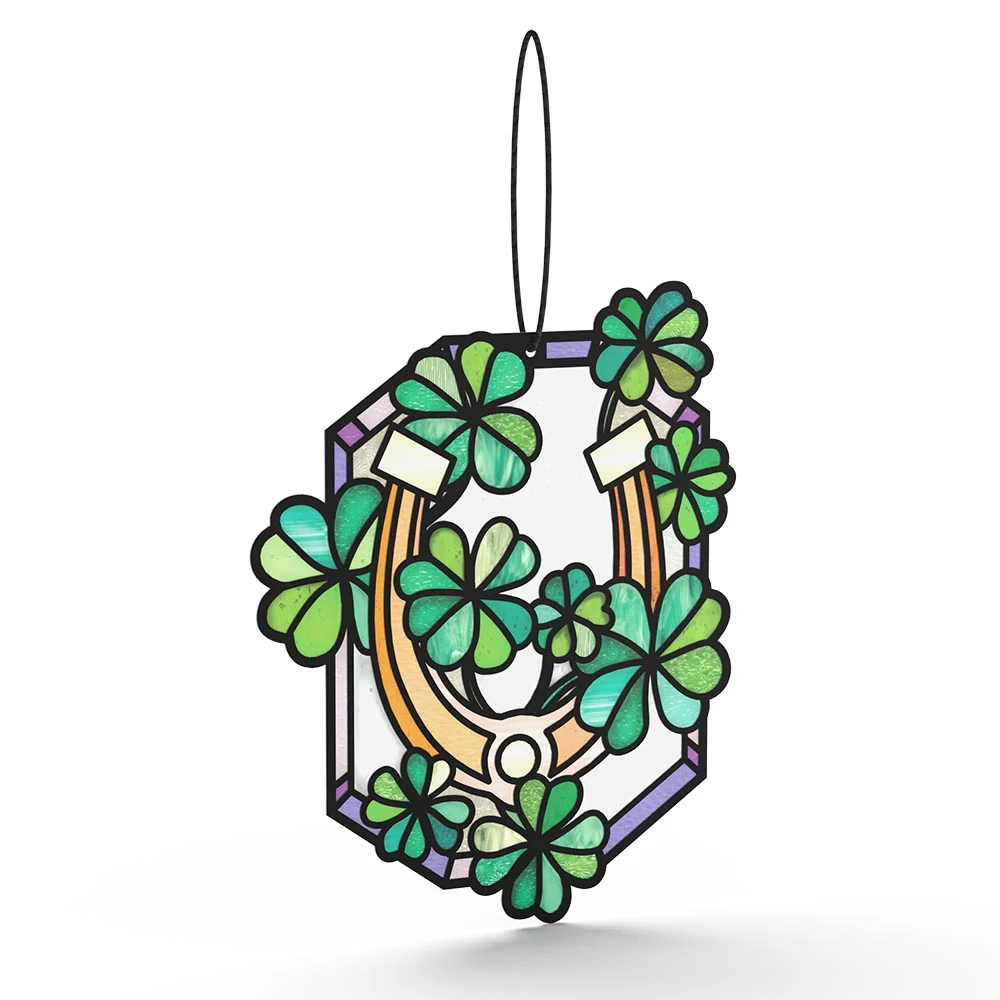 Lucky Shamrock Suncatcher Card - Image 3