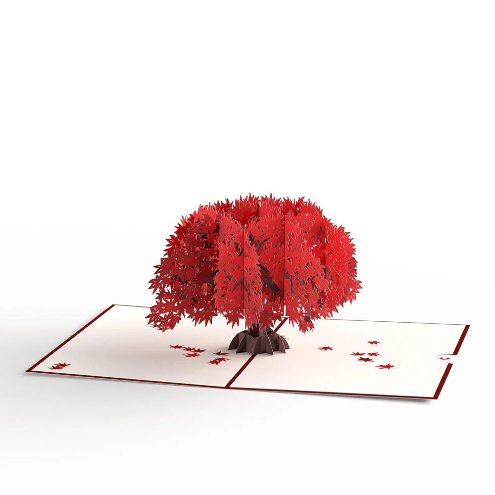 Majestic Japanese Maple Pop-Up Card - Image 3