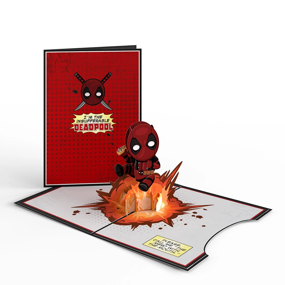 Marvel Deadpool Birthday 4-in-1 Nesting Card - Image 4