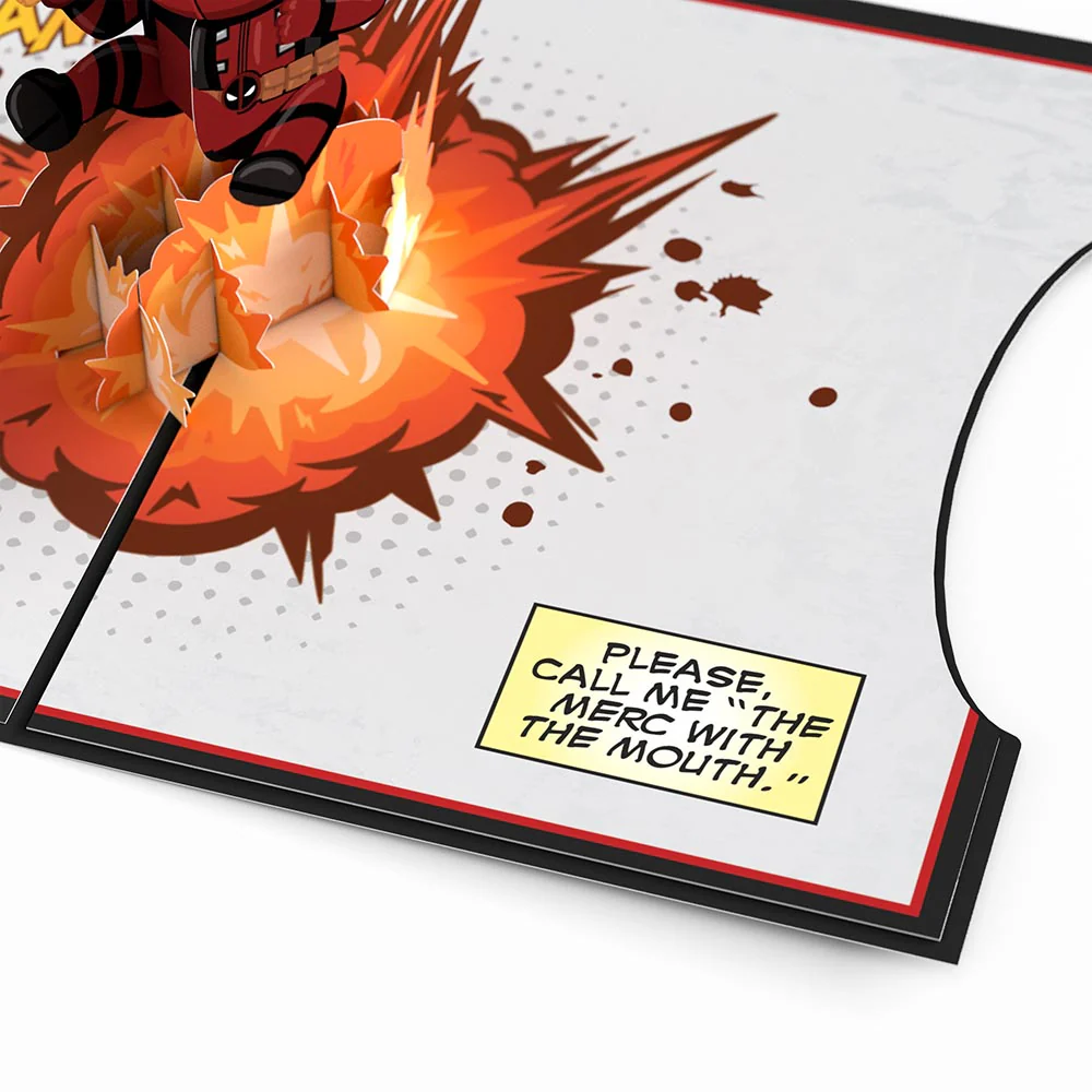 Marvel Deadpool Birthday 4-in-1 Nesting Card - Image 5