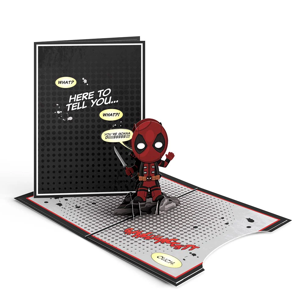 Marvel Deadpool Birthday 4-in-1 Nesting Card - Image 7