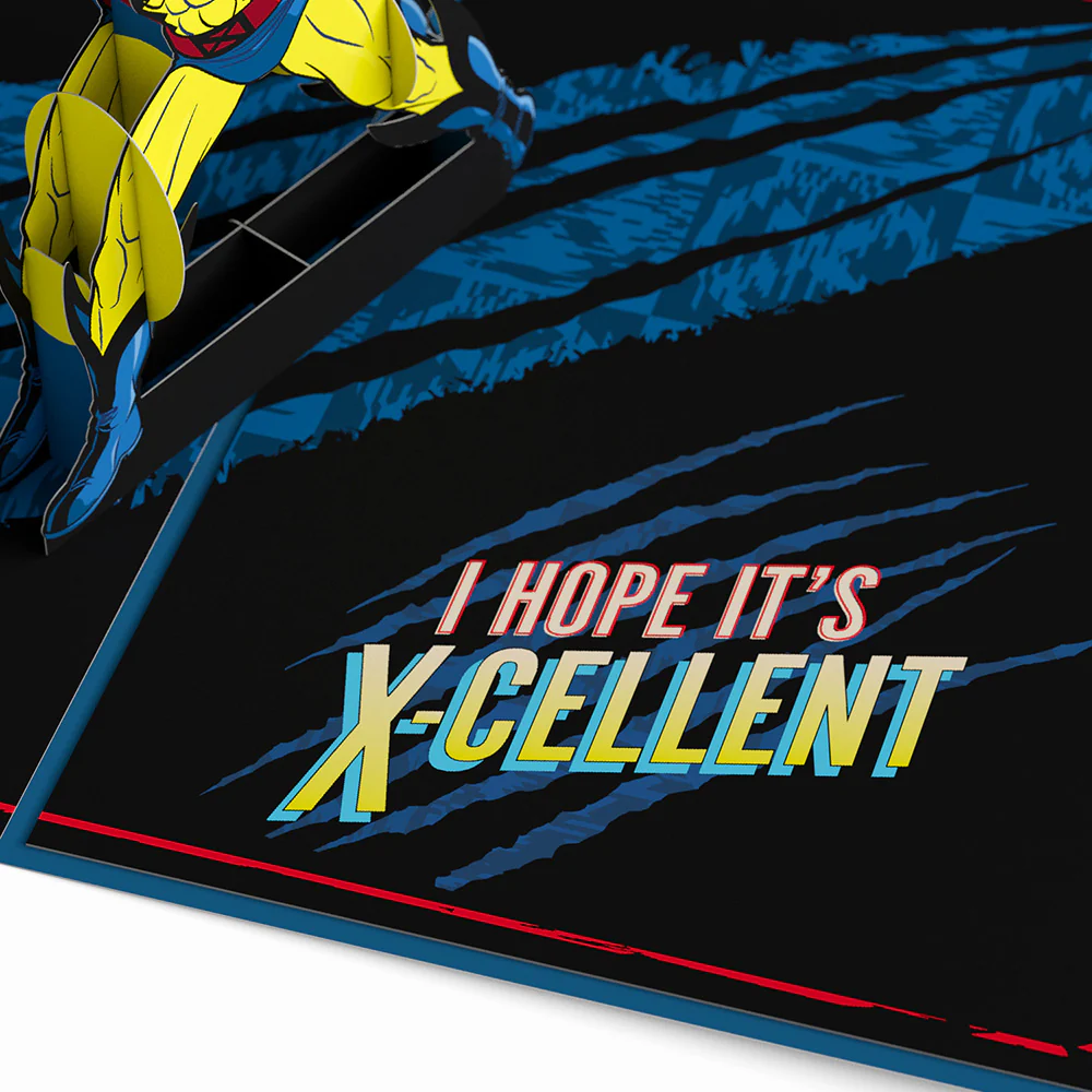 Marvel X-Men Wolverine X-Cellent Father's Day Pop-Up Card - Image 3