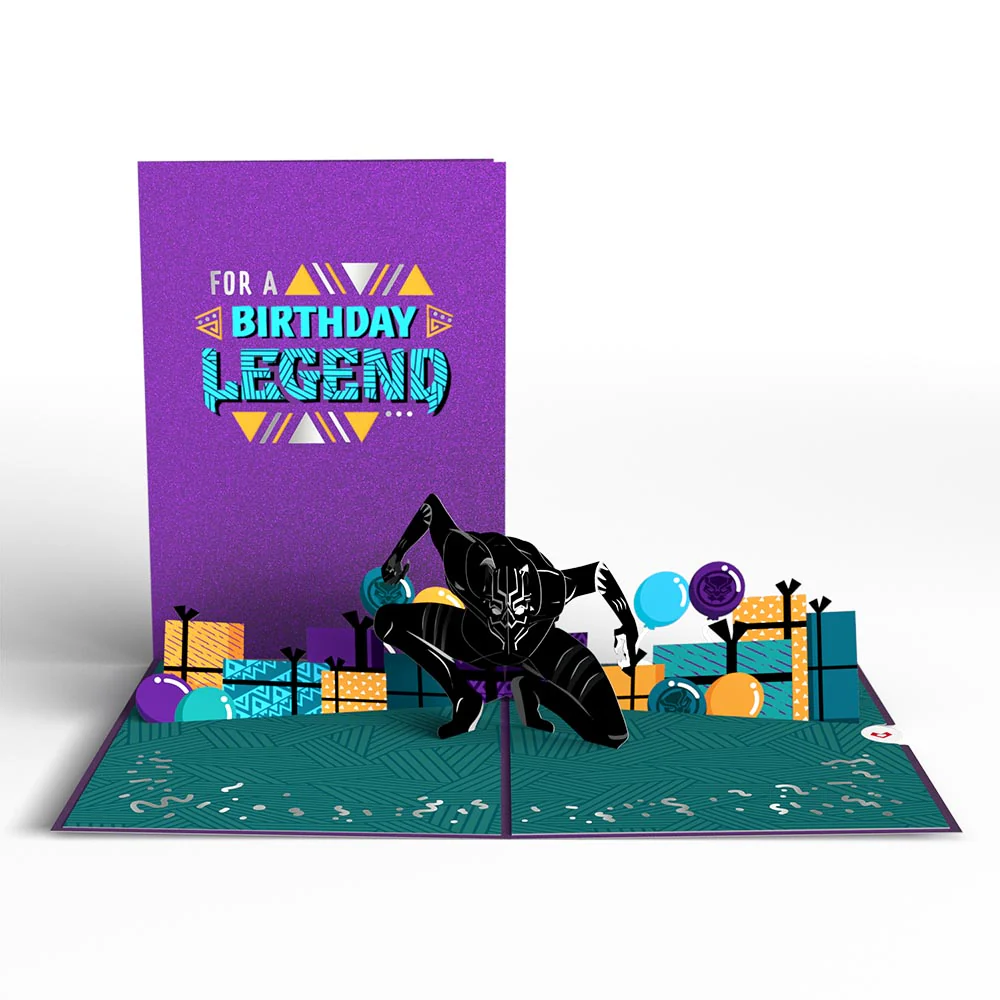 Marvel's Black Panther Birthday Legend Pop-Up Card - Image 5