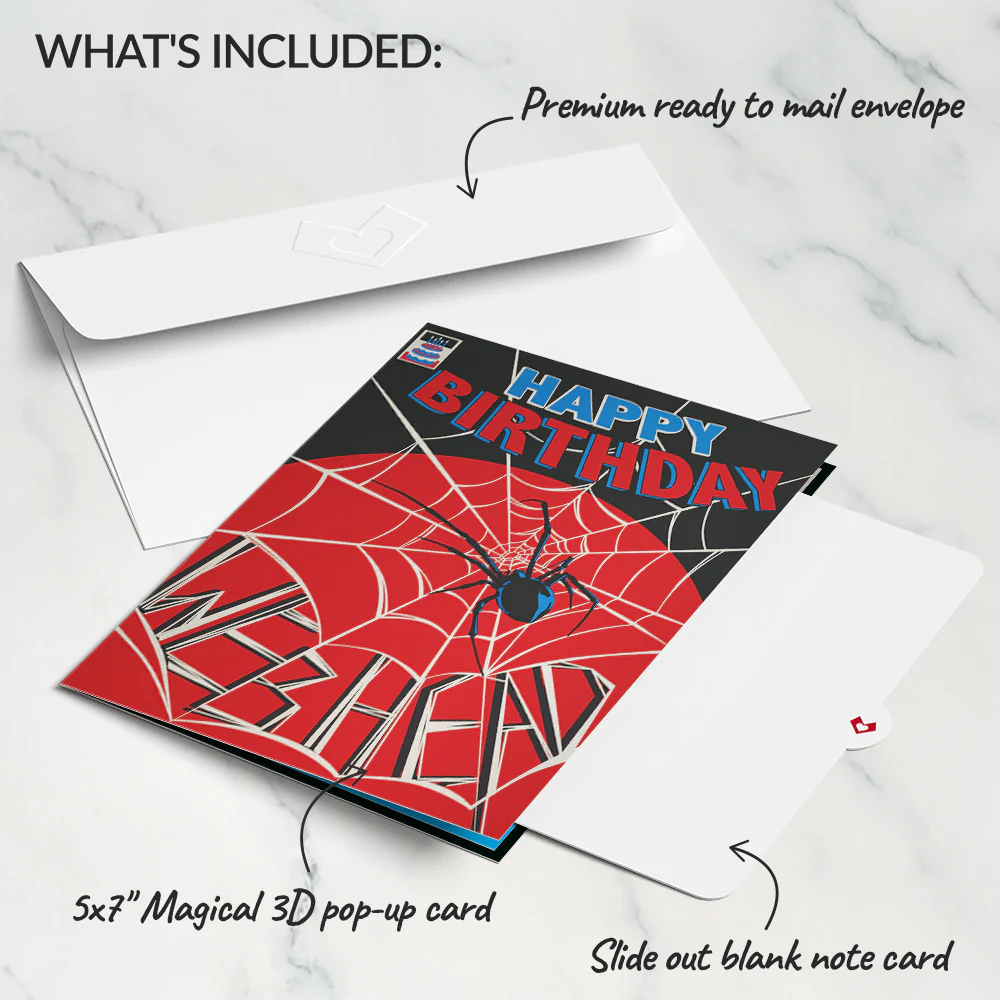 Marvel's Spider-Man Happy Birthday Webhead Pop-Up Card - Image 5