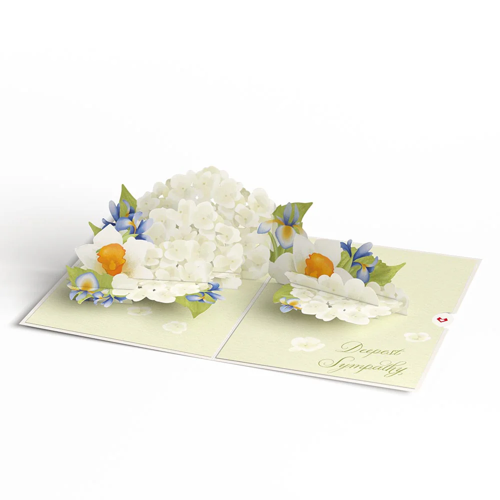 May You Find Peace and Comfort Sympathy Pop-Up Card - Image 4