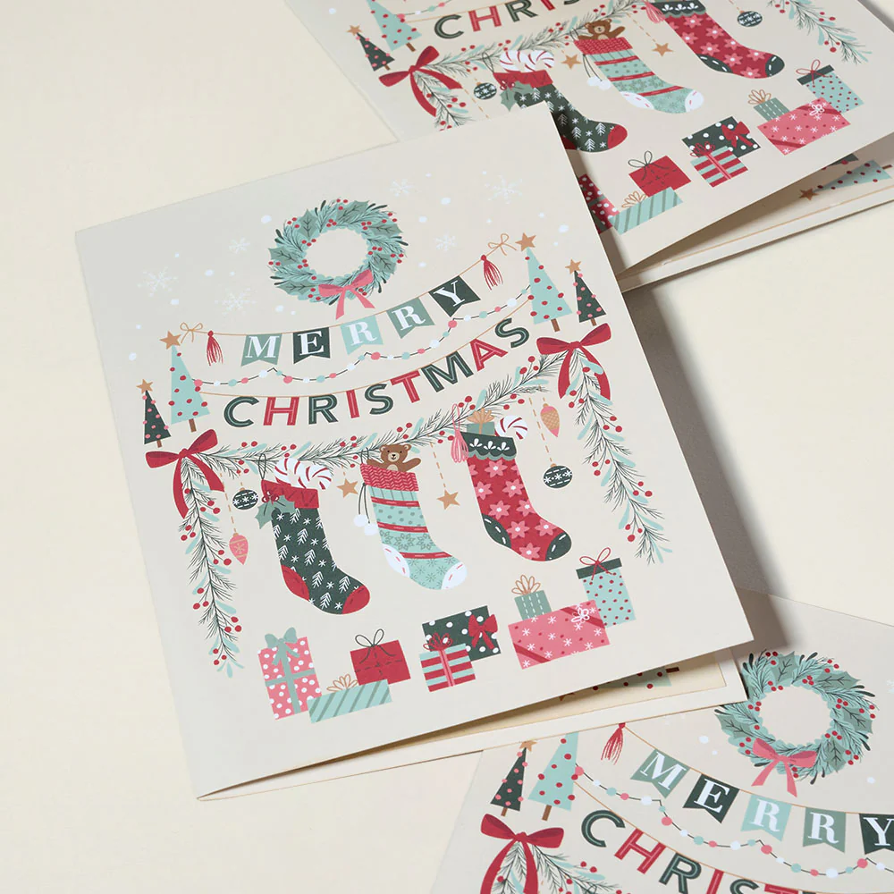 'Merry Christmas' Holiday Bear Plushpop Card - Image 3