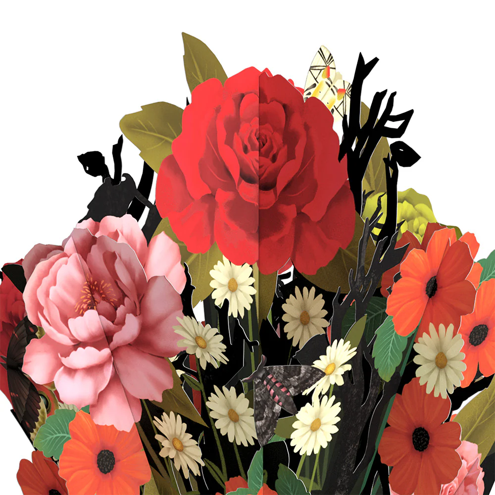Midnight Florals Pop-Up Card & Bouquet Bundle - Image 3