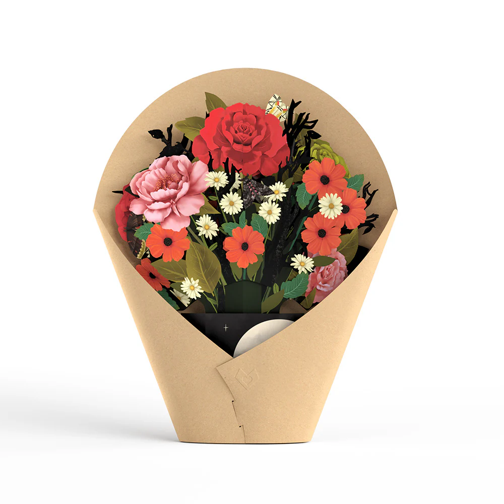 Midnight Florals Pop-Up Card & Bouquet Bundle - Image 6