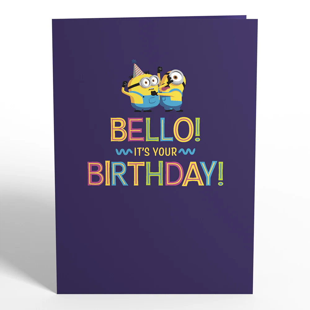 Minions Bello Birthday! Pop-Up Card - Image 4