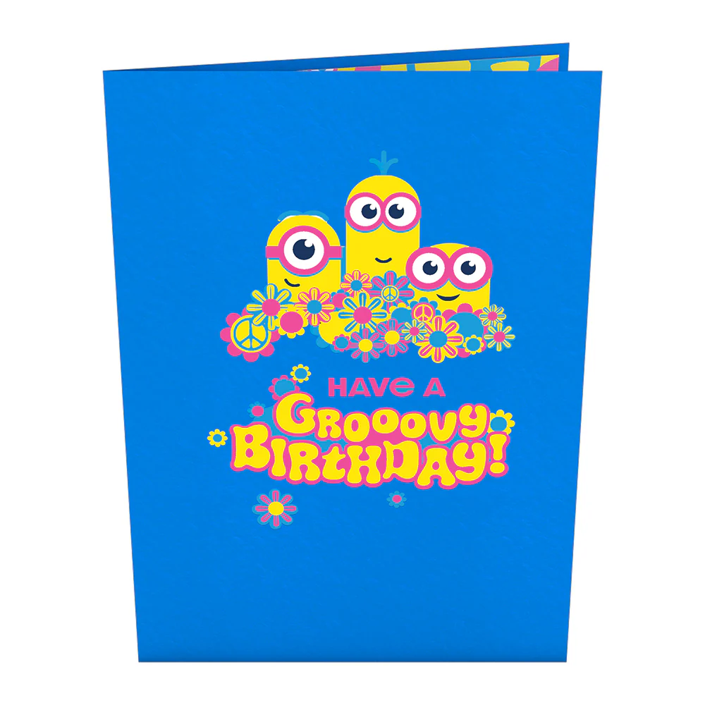 Minions Groovy Birthday Pop-Up Card - Image 4