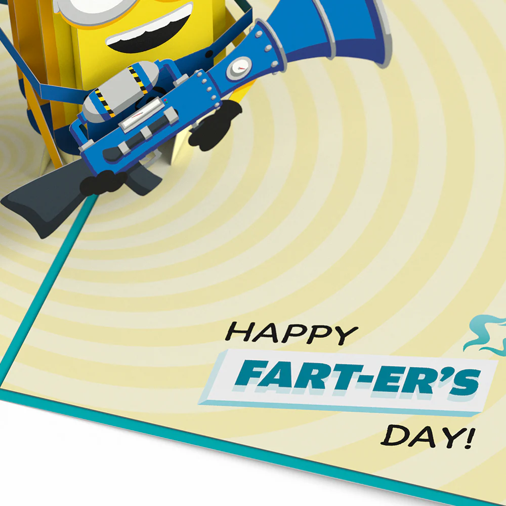 Minions Happy Fart-er's Day Pop-Up Card - Image 3