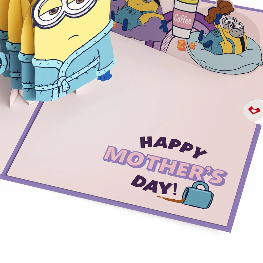 Minions Lazy Mother's Day Pop-Up Card - Image 5