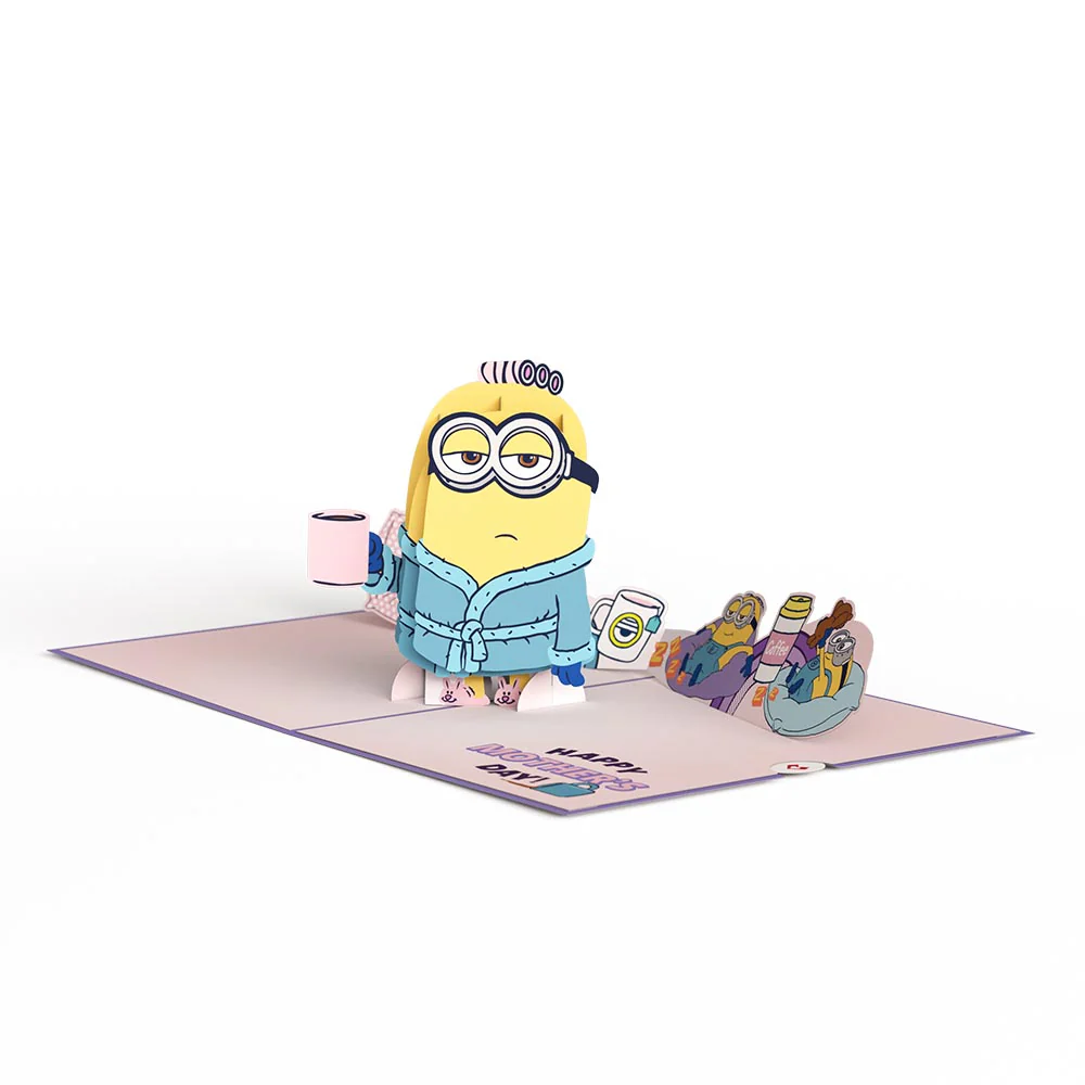 Minions Lazy Mother's Day Pop-Up Card - Image 6