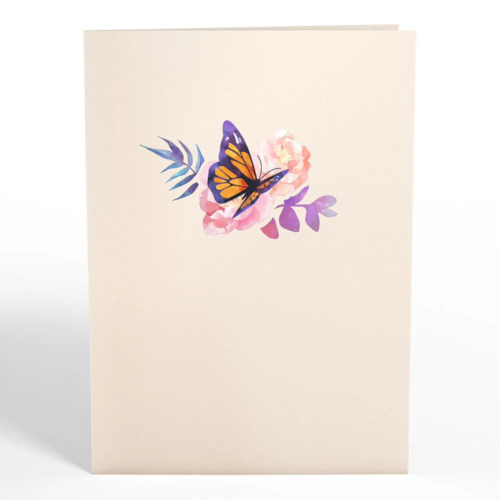 Monarch Butterfly Pop-Up Card - Image 4