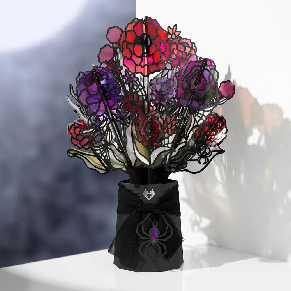 Moonlit Amethyst Suncatcher Bouquet