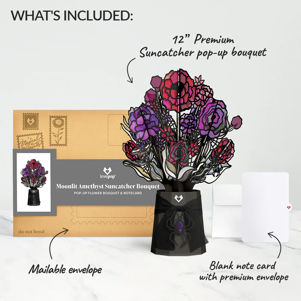 Moonlit Amethyst Suncatcher Bouquet - Image 6