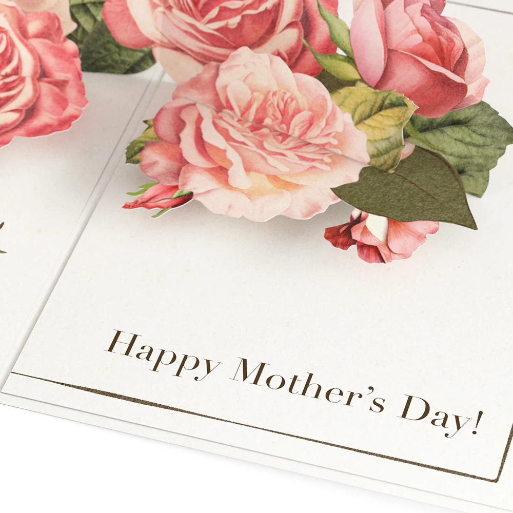 Mother's Day Grateful For You Roses Pop-Up Card - Image 3