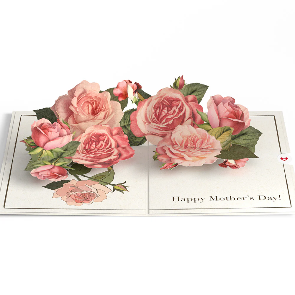 Mother's Day Grateful For You Roses Pop-Up Card - Image 4