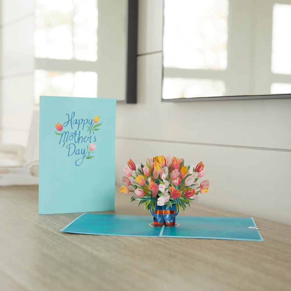 Mother's Day Tulips Pop-Up Card - Image 5