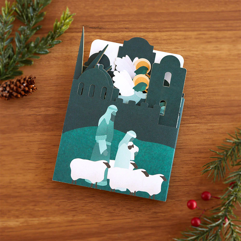 Nativity Scene Loooooong Card™ (Expands to 2 feet) - Image 3