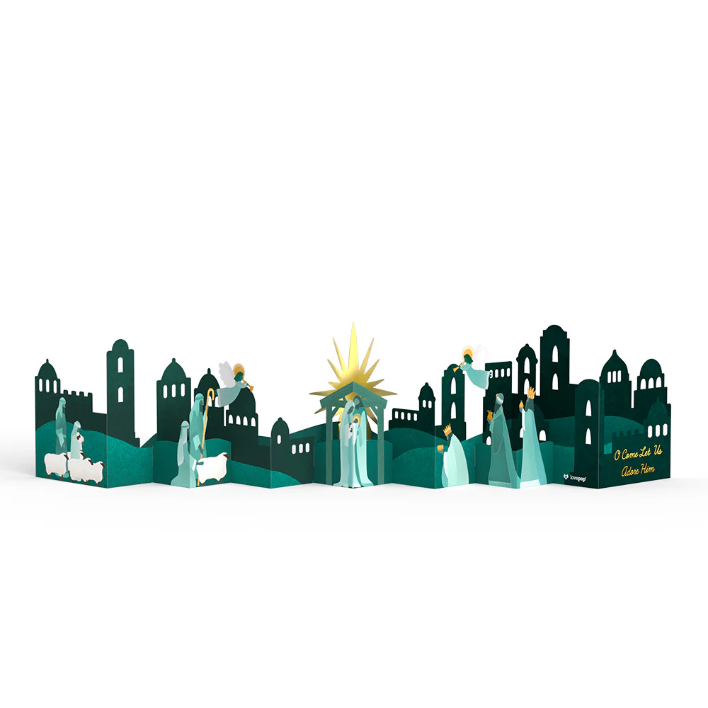 Nativity Scene Loooooong Card™ (Expands to 2 feet) - Image 6