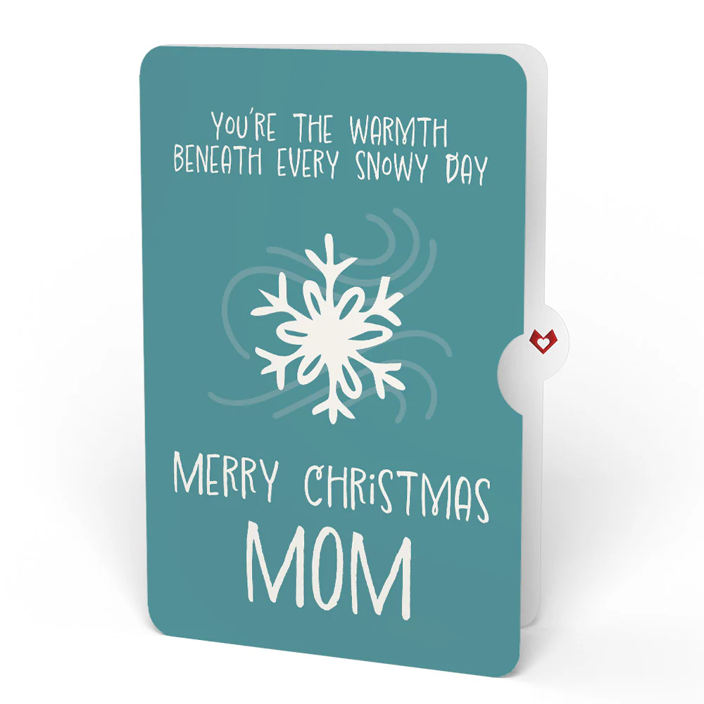 Nature's Light Polar Bear Christmas Suncatcher Card and Sentiment Set for Mom - Image 4