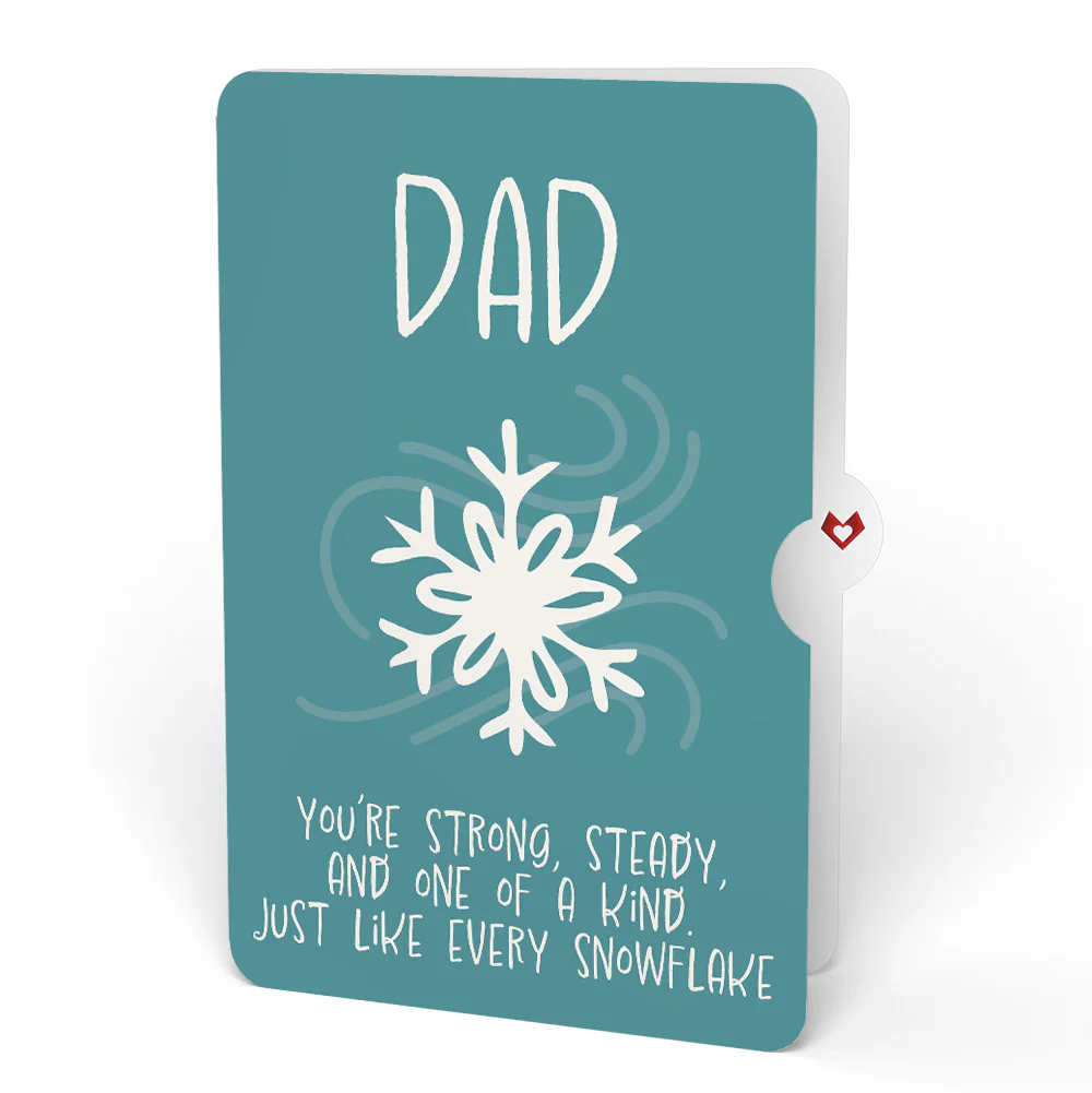 Nature's Light Polar Bear Winter Suncatcher Card and Sentiment Set for Dad - Image 4