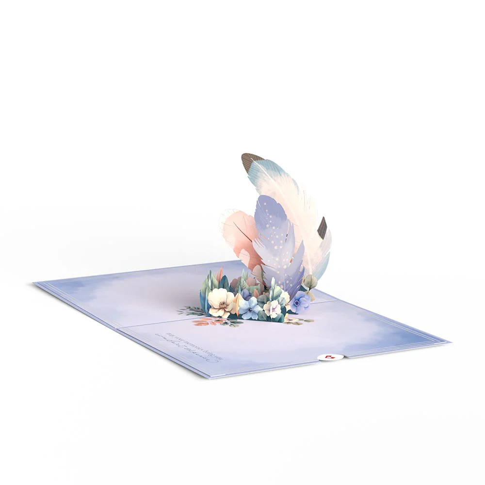 Nothing Loved Is Ever Lost Sympathy Pop-Up Card - Image 4