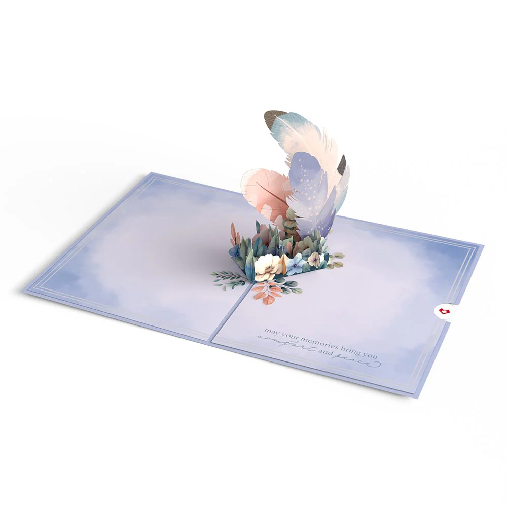 Nothing Loved Is Ever Lost Sympathy Pop-Up Card - Image 5