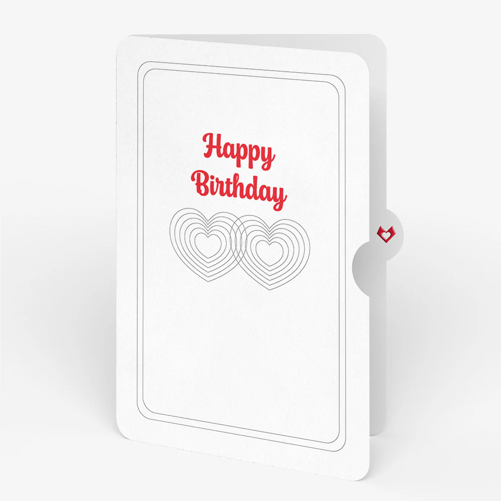 OK Go: Love Music Pop-Up Card - Limited Edition and Connected Hearts Birthday Sentiment Set - Image 4