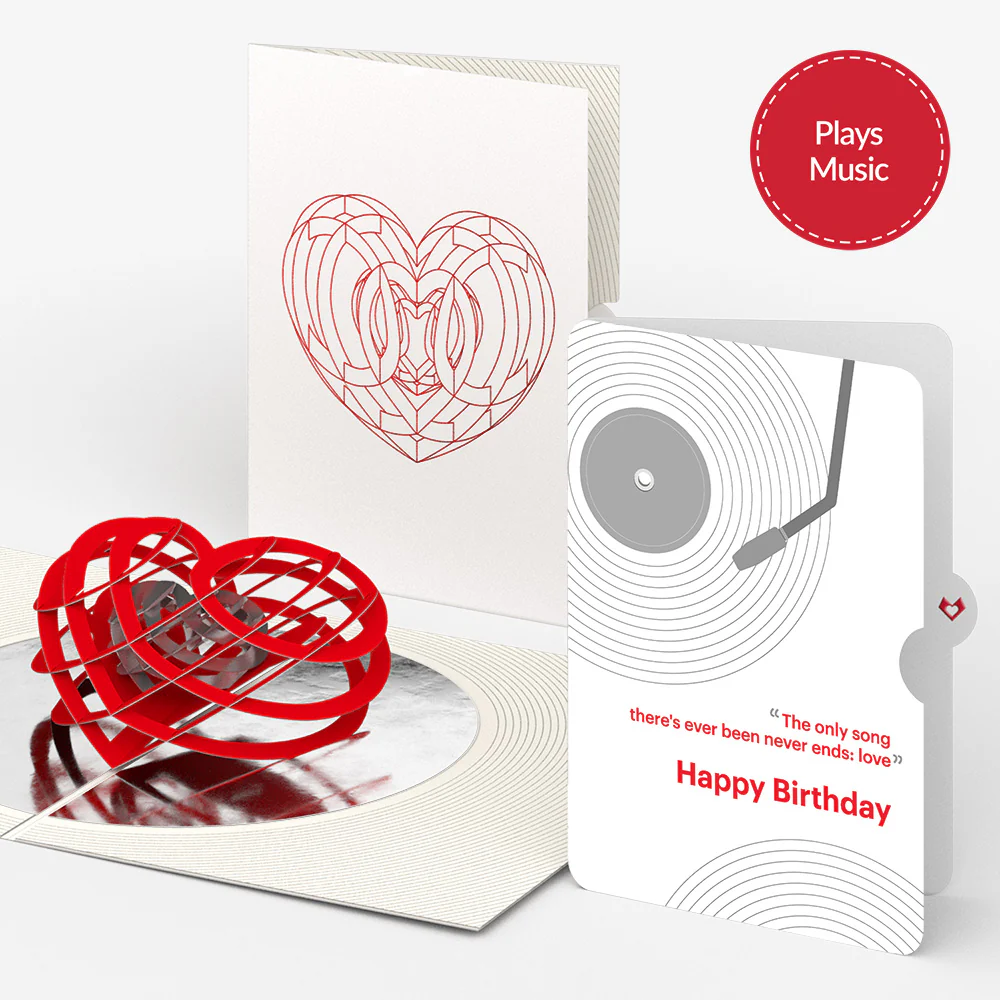 OK Go: Love Music Pop-Up Card - Limited Edition and Timeless Melody Birthday Sentiment Set
