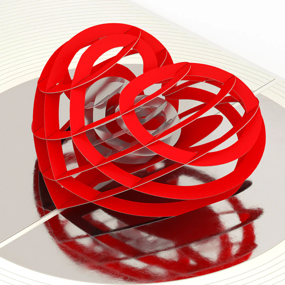 OK Go: Love Pop-Up Card and Timeless Melody Valentine's Day Sentiment Set - Image 3
