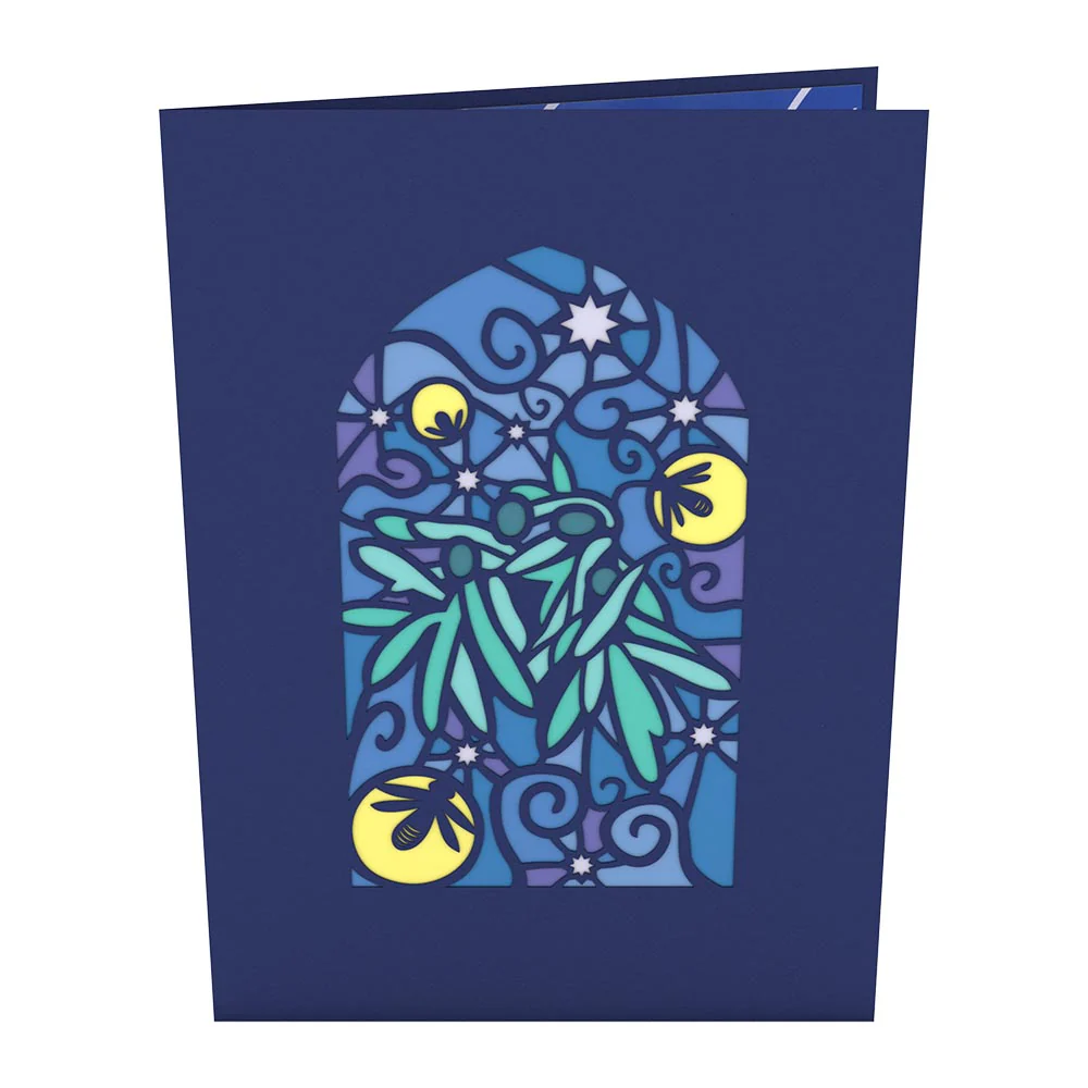 Olive Tree Pop-Up Card - Image 4