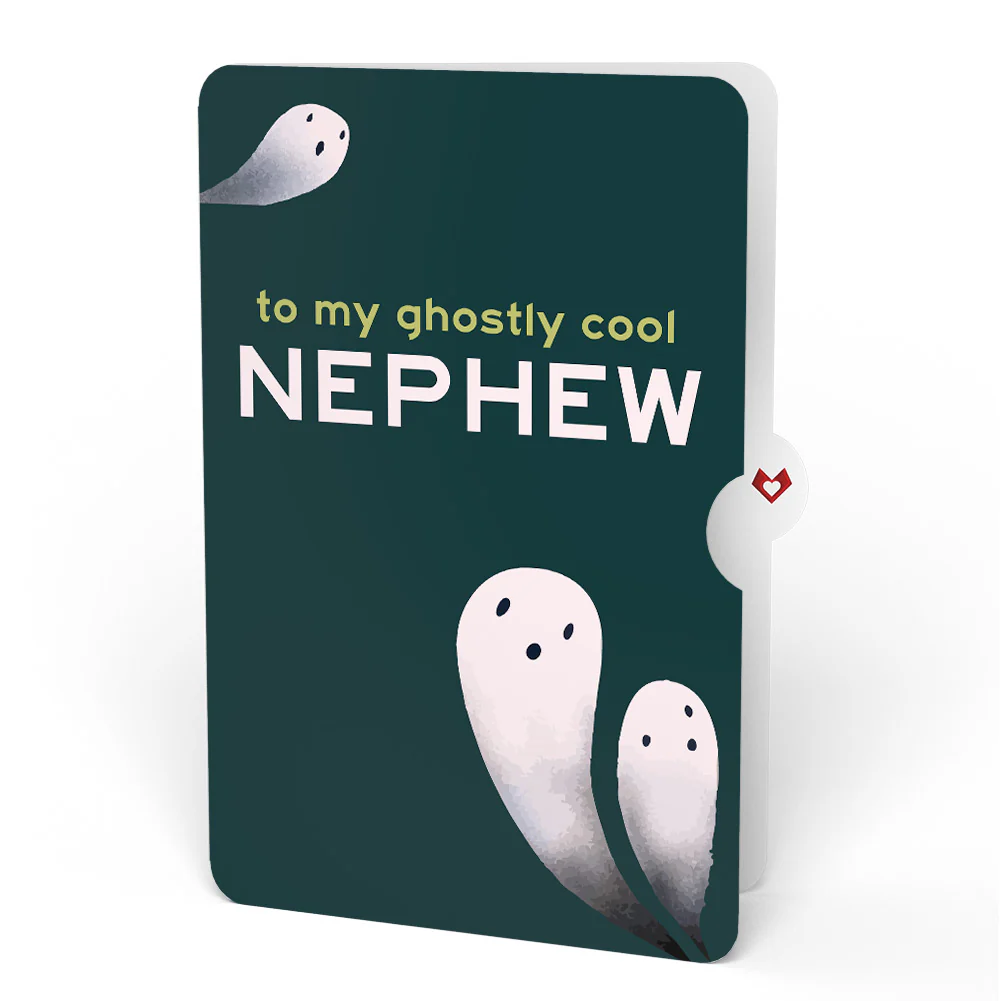 'Oohh, Spooky' Halloween Pop-Up Card and Sentiment Set for Nephew - Image 4