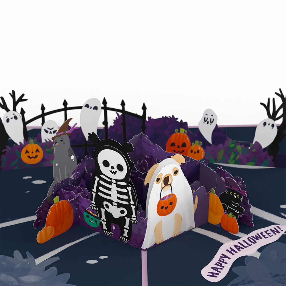 'Oohh, Spooky' Halloween Pop-Up Card and Sentiment Set for Uncle - Image 3