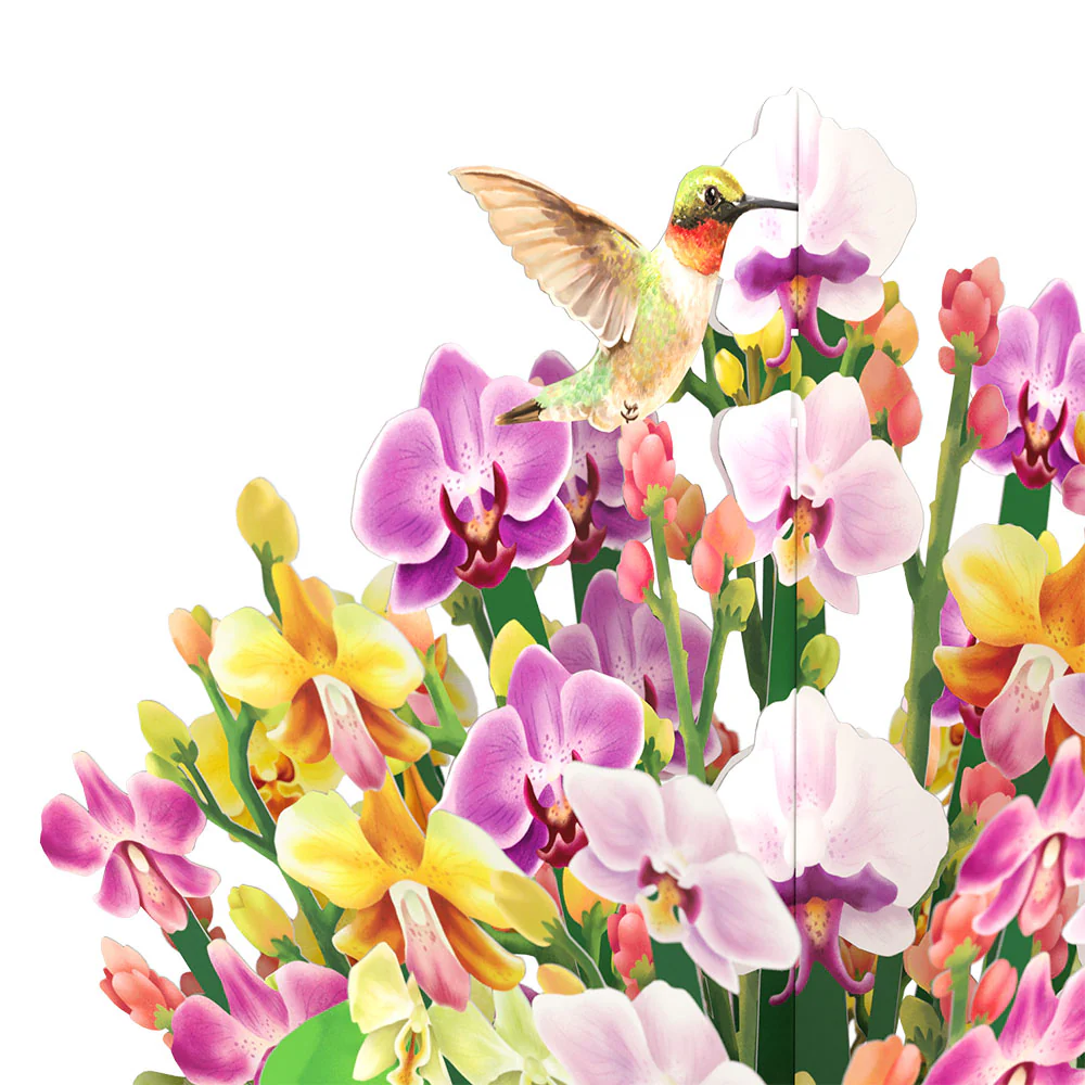 Orchid Mother's Day Bouquet and Sentiment Set for Daughter - Image 3