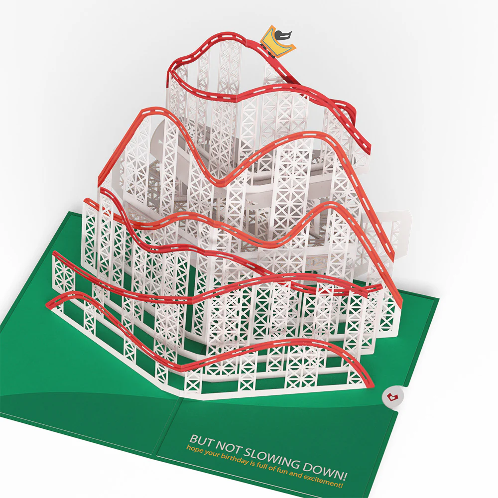 Over the Hill 50th Birthday Pop-Up Card and Sentiment Set - Image 3