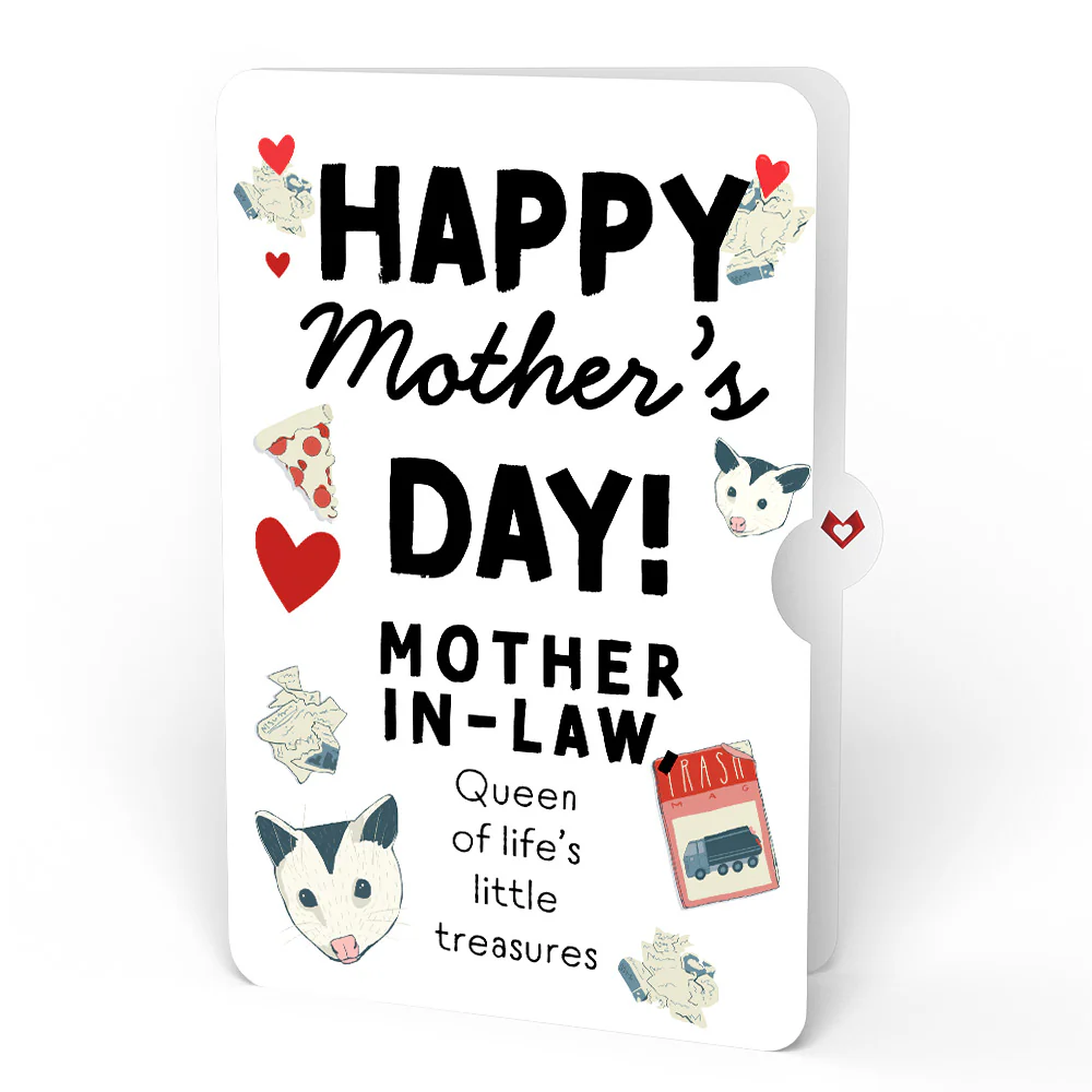 Party Possums Mother’s Day Glitter Bouquet and Sentiment Set for Mother-in-Law - Image 4