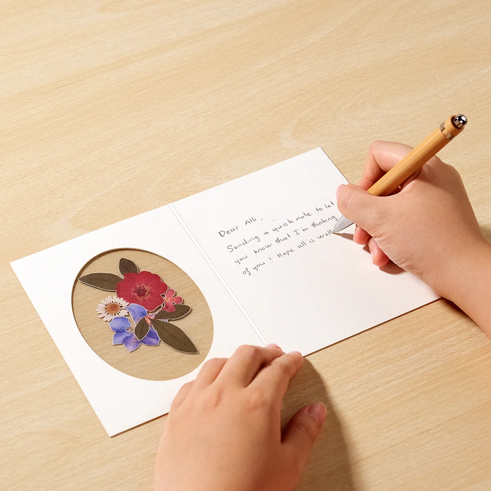 Petal Pressed™ Blank Notecards - Vibrant Wildflower (Assorted 12-Pack) - Image 3