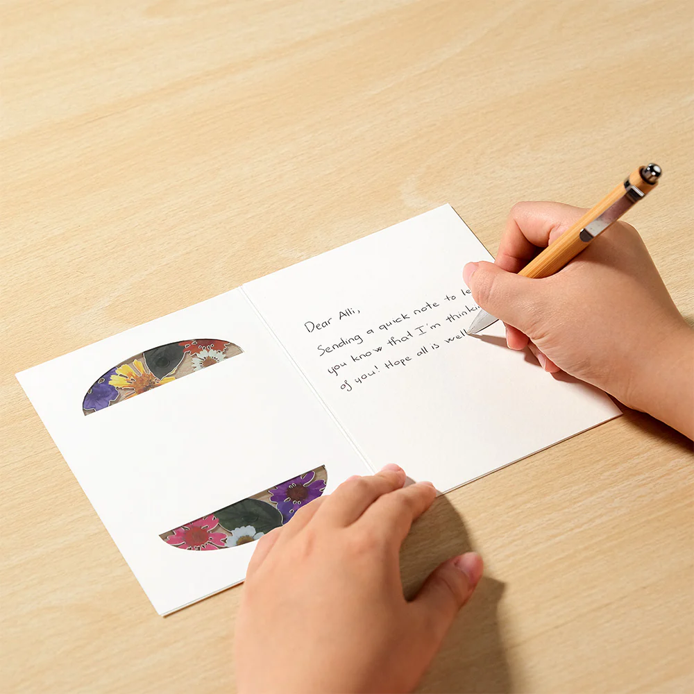 Petal Pressed™ ‘Hello There’ Notecards - Cheerful Brights (Assorted 12-Pack) - Image 3