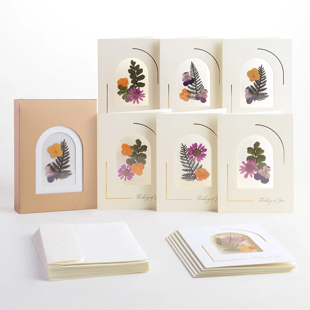 Petal Pressed™ ‘Thinking of You’ Notecards - Garden Bloom (Assorted 12-Pack) - Image 2
