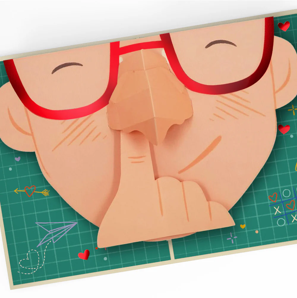 Pick You Every Time Father’s Day Pop-Up Card and Sentiment Set - Image 3