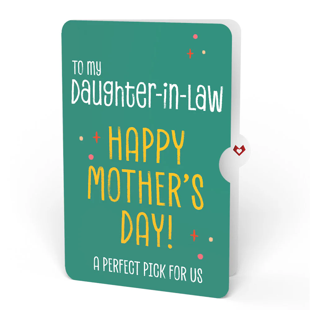 Pick You Every Time Mother’s Day Pop-Up Card and Sentiment Set for Daughter-in-law - Image 4
