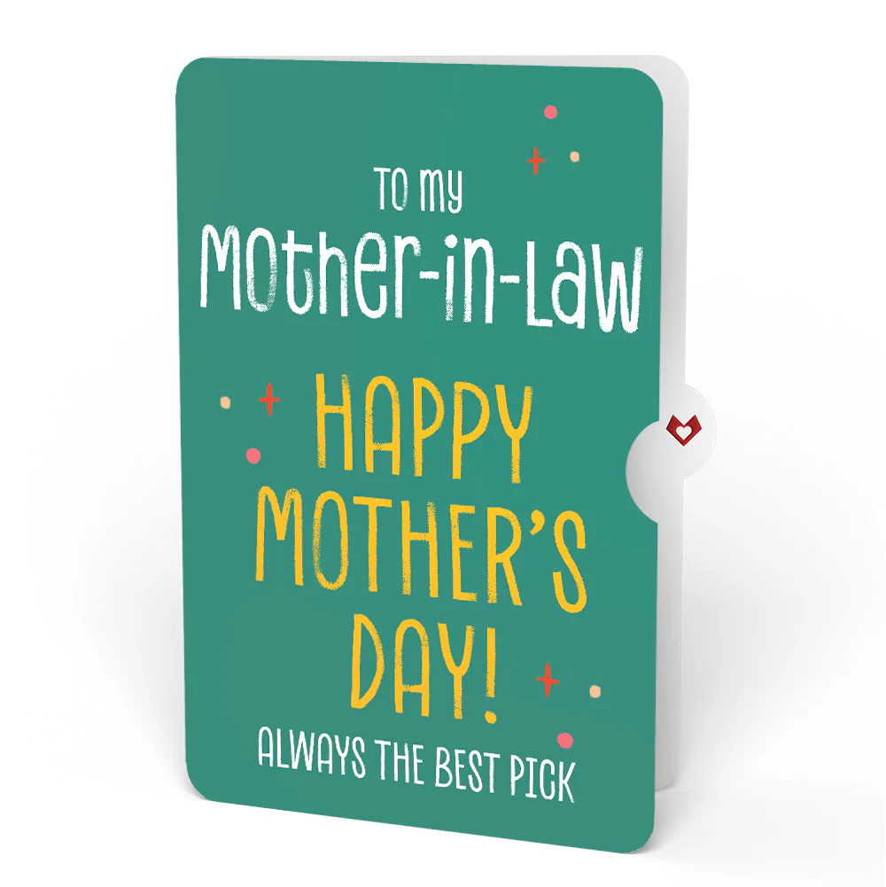 Pick You Every Time Mother’s Day Pop-Up Card and Sentiment Set for Mother-in-Law - Image 4