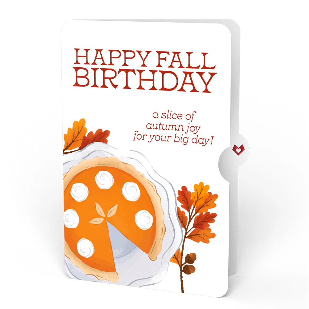 Pumpkin Pie Fall Birthday Pop-Up Card and Sentiment Set - Image 4