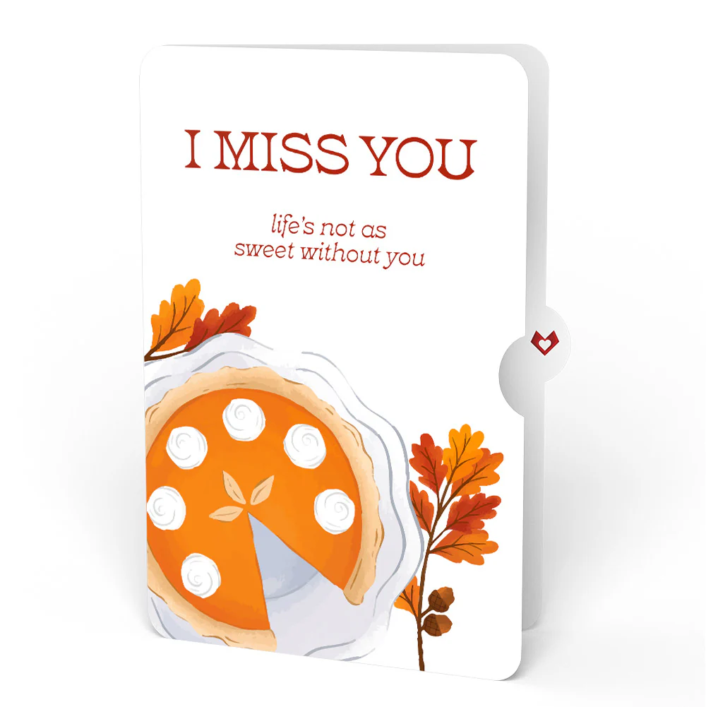 Pumpkin Pie Miss You Pop-Up Card and Sentiment Set - Image 4