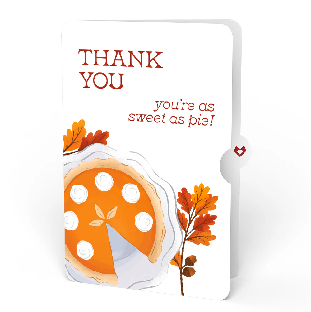 Pumpkin Pie Thank You Pop-Up Card and Sentiment Set - Image 4